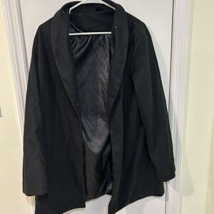 womens black trench coat